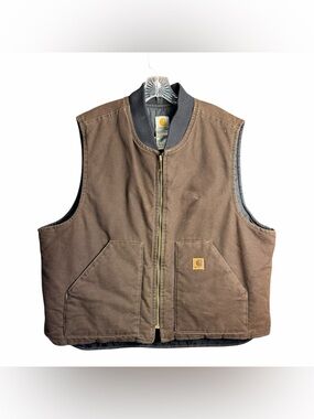 Vintage Carhartt Quilted Artic Vest “Dark Brown” V02 DKB Men’s 2XL USA MADE